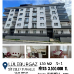 Lüleburgaz'da Satılık 3+1 Geniş ve Kullanışlı Daire