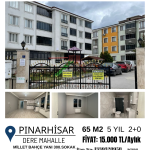Pınarhisar'da Millet Bahçe Yanında Kiralık Kullanışlı 2+0 Daire
