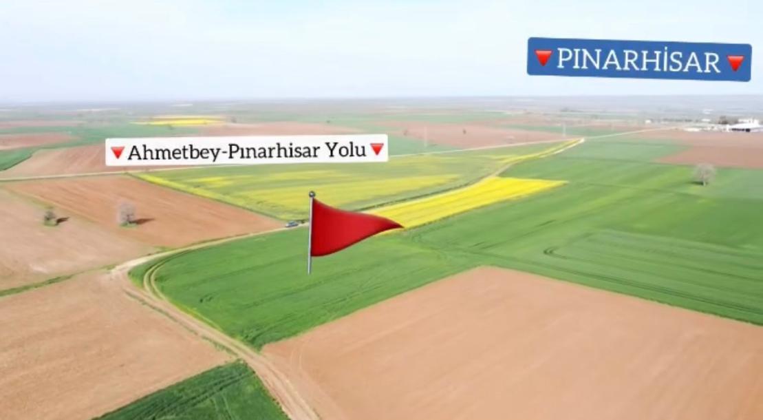 Sırdaş Gayrimenkulden Pınarhisara Yakın Satılık 4857m2 Tarla-4